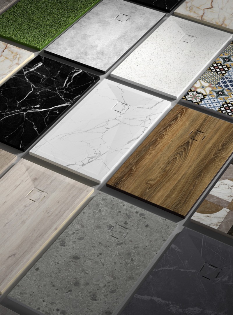 Stone 3D - Mineralguss Duschplatte